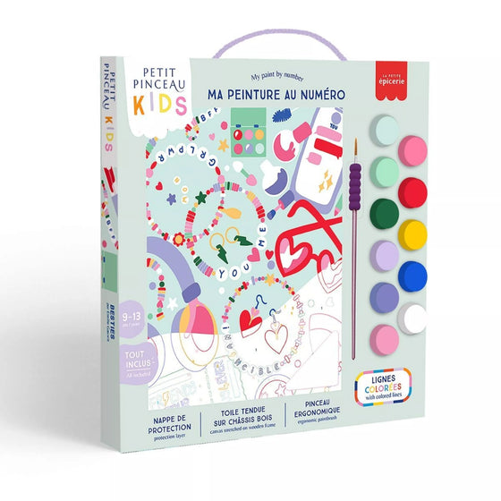 Coffret peinture au numéro Besties Petit Pinceau La Petite Épicerie – activité créative enfants