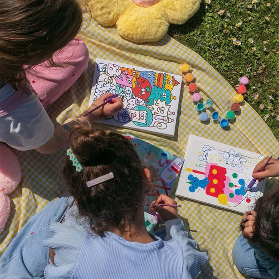 Coffret peinture au numéro Besties Petit Pinceau La Petite Épicerie – activité créative enfants