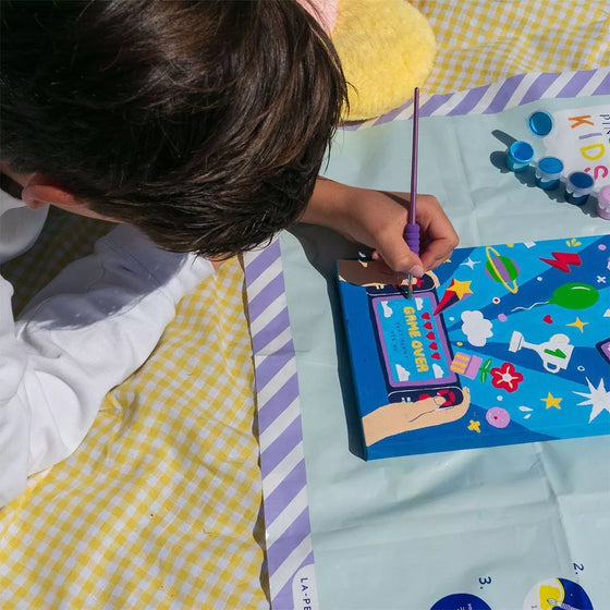 Coffret peinture au numéro Vidéo Game Petit Pinceau La Petite Épicerie – activité créative enfants