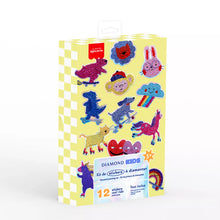  Kit stickers à diamants enfants – animaux fun et arc-en-ciel – Cool Ride