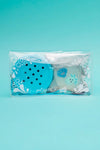 Coffret savon surprise enfant Bleu Océan avec trousse à customiser Ludi Soap x Petikids