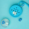 Coffret savon surprise enfant Bleu Océan avec trousse à customiser Ludi Soap x Petikids
