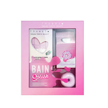  Coffret bain Splash Inuwet – donuts effervescents, bain moussant vanille et tablette myrtille