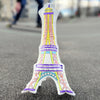 Coloriage gonflable en forme de Tour Eiffel Ara Creative. Activité originale pour enfant JO 2024.