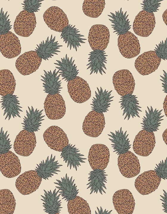 Combinaison Claudie en gaze de coton ananas pour poupées Gordis Minikane – tenue estivale et ludique pour jeux d’imitation enfant.