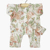 Combinaison Lili et headband en coton motif lili rose pour poupées Babies Minikane