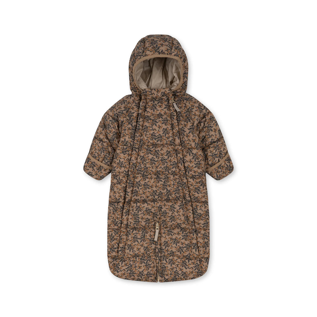 Combinaison pilote Nuka, motif orangerie beige, marque Konges Slojd.