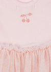 Costume de princesse rose pour enfant avec robe, cape et couronne Konges Sløjd