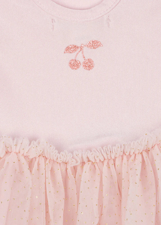 Costume de princesse rose pour enfant avec robe, cape et couronne Konges Sløjd
