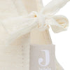 Couronne en tissu ajustable, couleur ivoire, marque Jollein.