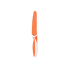 Couteau d'apprentissage pour enfant, coupe les aliments mais les doigts, couleur papaya, marque Kiddikutter.