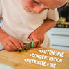Couteau éducatif Crème Myrtille enfant – Les Petits Architectes | Ma Biche