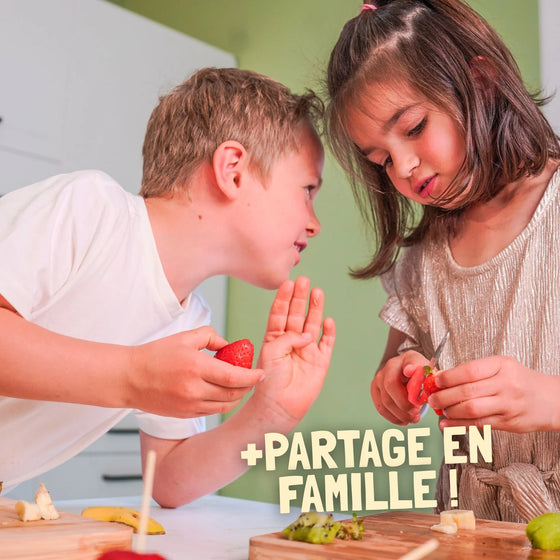 Couteau éducatif corail Genius Cut Les Petits Architectes