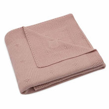  Couverture berceau Cosy Knit Rose Jollein pour bébé.