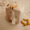 Cube d’activités bébé velours Little Dutch avec lapin et anneau de dentition