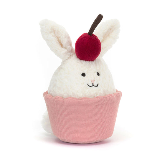 Peluche Amuseables Cupcake Lapin Jellycat.