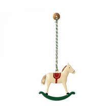 Décoration de Noël à suspendre, cheval à bascule en métal, marque Maileg.
