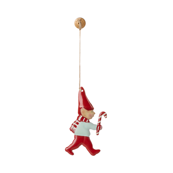 Décoration de Noël à suspendre Maileg Lutin Pixy avec sucre d’orge