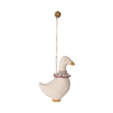  Décoration de Noël à suspendre oie avec écharpe rouge Maileg