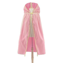  Cape de princesse rose pour enfant Labay – déguisement féerique avec capuche et finitions dorées