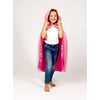 Cape de princesse rose pour enfant Labay – déguisement féerique avec capuche et finitions dorées