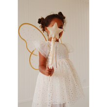  Déguisement papillon Fairy Etoile pour enfant Konges Slojd. Ailes de papillon pour enfant avec sa baguette magique. Princesse.