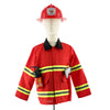 Déguisement pompier enfant Labay – costume complet avec veste rouge, casque et accessoires pour jeu d’imitation
