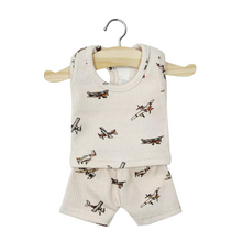  Dessous garçon Minikane marcel et short petits avions pour poupée 34 cm