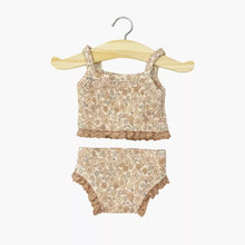  Ensemble lingerie en maille côtelée fleurs cacao pour poupées Gordis – Minikane