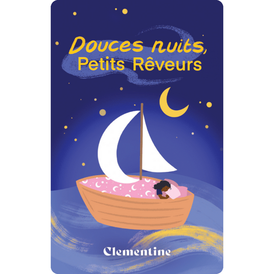 Carte audio Yoto "Douces Nuits, Petits Rêveurs" – Histoires du soir relaxantes pour enfants, narration douce pour faciliter l’endormissement