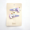 barrettes licornes pailletees enfant duo yuko b accessoires cheveux fille