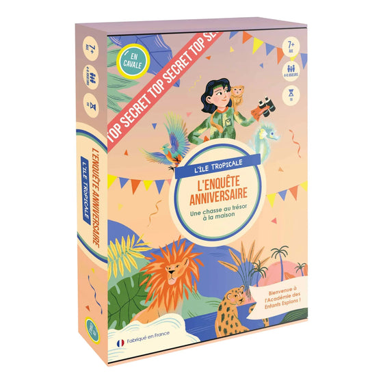 enquete anniversaire animaux tropicaux, en cavale. 