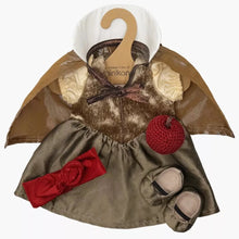  Déguisement Blanche-Neige pour poupée Minikane 34 cm avec robe, cape, bandeau, chaussures et pomme