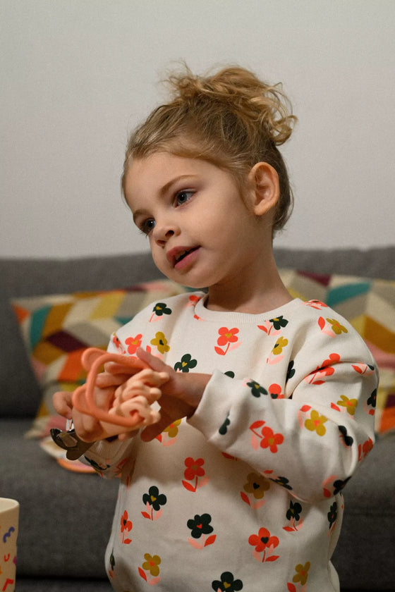 Ensemble de couverts pour enfants avec anneau cobalt The Cotton Cloud