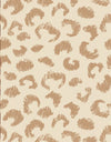 Ensemble jog Feline en molleton beige imprimé léopard pour poupées Babies Minikane