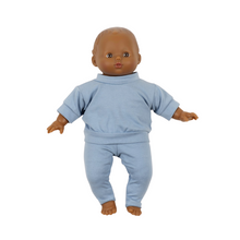  Ensemble Liam pour poupées Babies bleu artic Minikane.