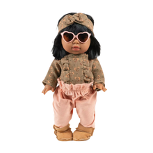  Poupée Gordis habillée avec l’ensemble Lili Éloïse et headband assorti – Minikane