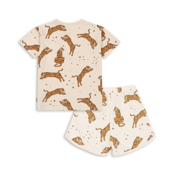 Ensemble short et t-shirt Tiger Sand Konges Slojd. Vêtements d'été pour enfant.