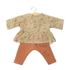 Ensemble poupée Minikane top Ophélia crêpon Éloise et legging cassonade 28 cm