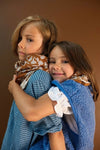 Foulard adulte ou enfant Calcutta couleur caramel So Family – accessoire mode en coton pour garçon ou fille