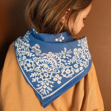  Foulard bandana ciel Mysore So Family en coton bio pour enfant et adulte
