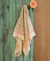 Foulard Rosa Sorbet d’Été Bellemme 50 x 50 cm ou 100 x 100 cm motif fleuri