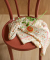 Foulard Rosa Sorbet d’Été Bellemme 50 x 50 cm ou 100 x 100 cm motif fleuri