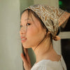 Foulard Java Desert Bellemme 50 x 50 cm ou 100 x 100 cm motif floral