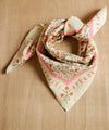 Foulard Rosa Sorbet d’Été Bellemme 50 x 50 cm ou 100 x 100 cm motif fleuri