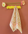 Foulard Rosa Sorbet d’Été Bellemme 50 x 50 cm ou 100 x 100 cm motif fleuri