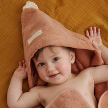  cape de bain Gabin personnalisable tomette Petit Picotin bébé – serviette éponge avec capuche et prénom