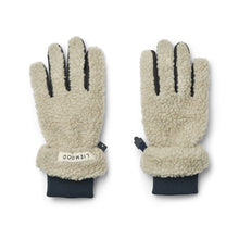  Gants demi sherpa Mist Classic Navy Liewood pour enfant.