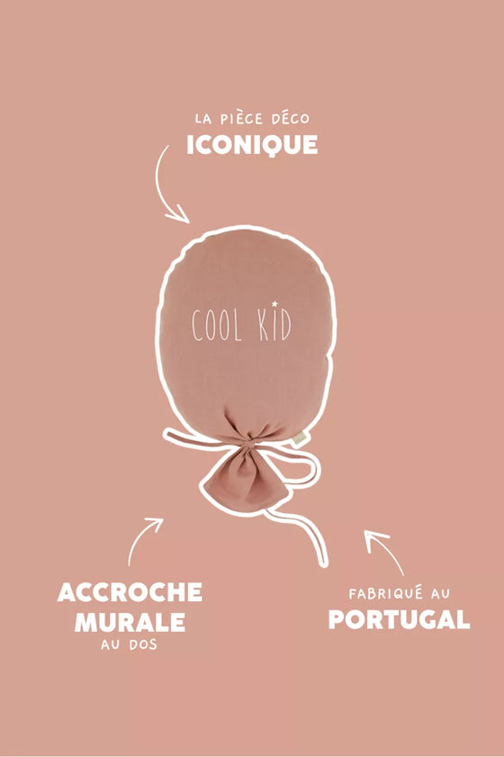 ballon décoratif personnalisable boios de rose Petit Picotin – déco murale chambre bébé avec prénom