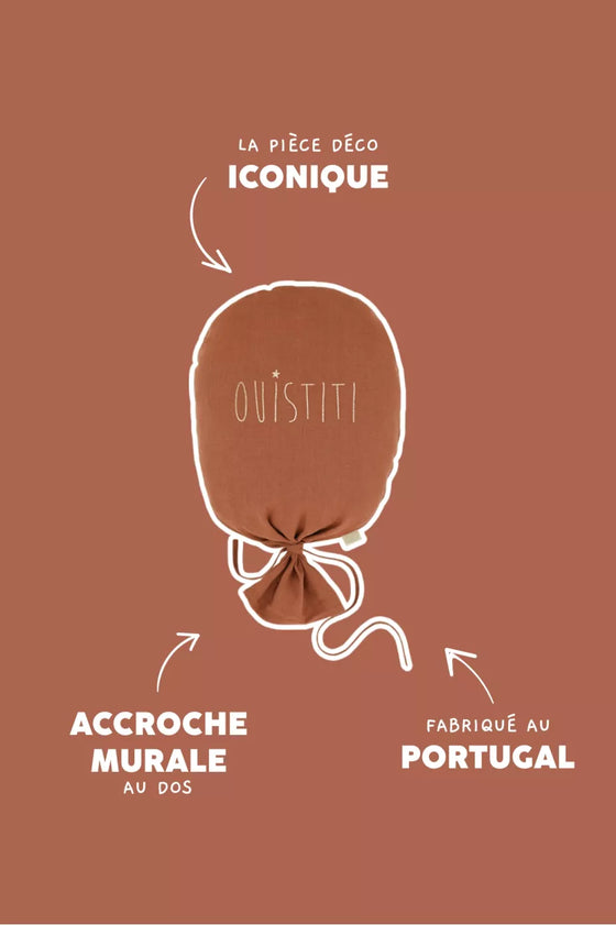 ballon décoratif Gaston personnalisable tomette Petit Picotin – déco murale chambre bébé avec prénom